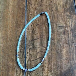 Elegant Blue Beaded Necklace